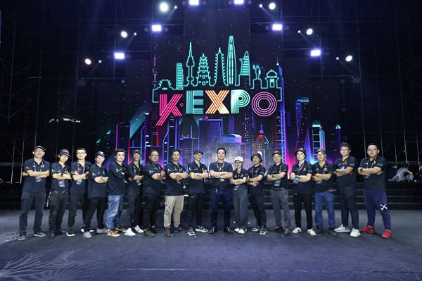 Đội ngũ nhân sự Hòa Bình Events đơn vị tổ chức sự kiện K-EXPO Concert 2022