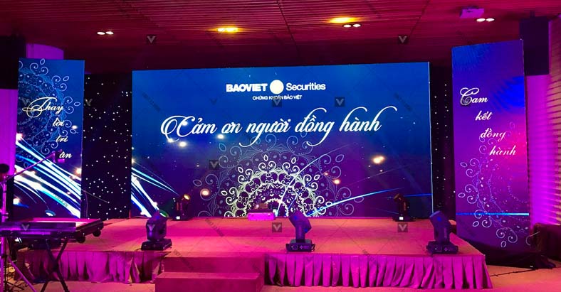 Dịch vụ thiết kế và in backdrop khi tổ chức sự kiện tại Hồ Chí Minh