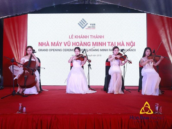 Lễ khánh thành nhà máy Vũ Hoàng Minh tại Hà Nội