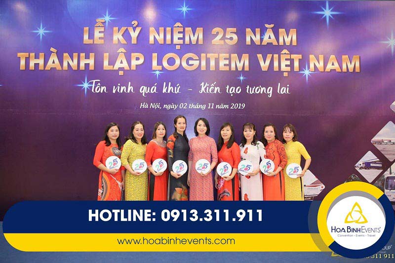 Check-in tại lễ kỷ niệm 25 năm thành lập LOGITEM Việt Nam