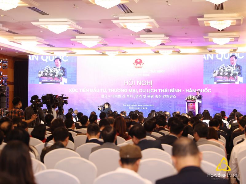 Hội Nghị xúc tiến đầu tư, thương mại, du lịch Thái Bình - Hàn Quốc được tổ chức quy mô